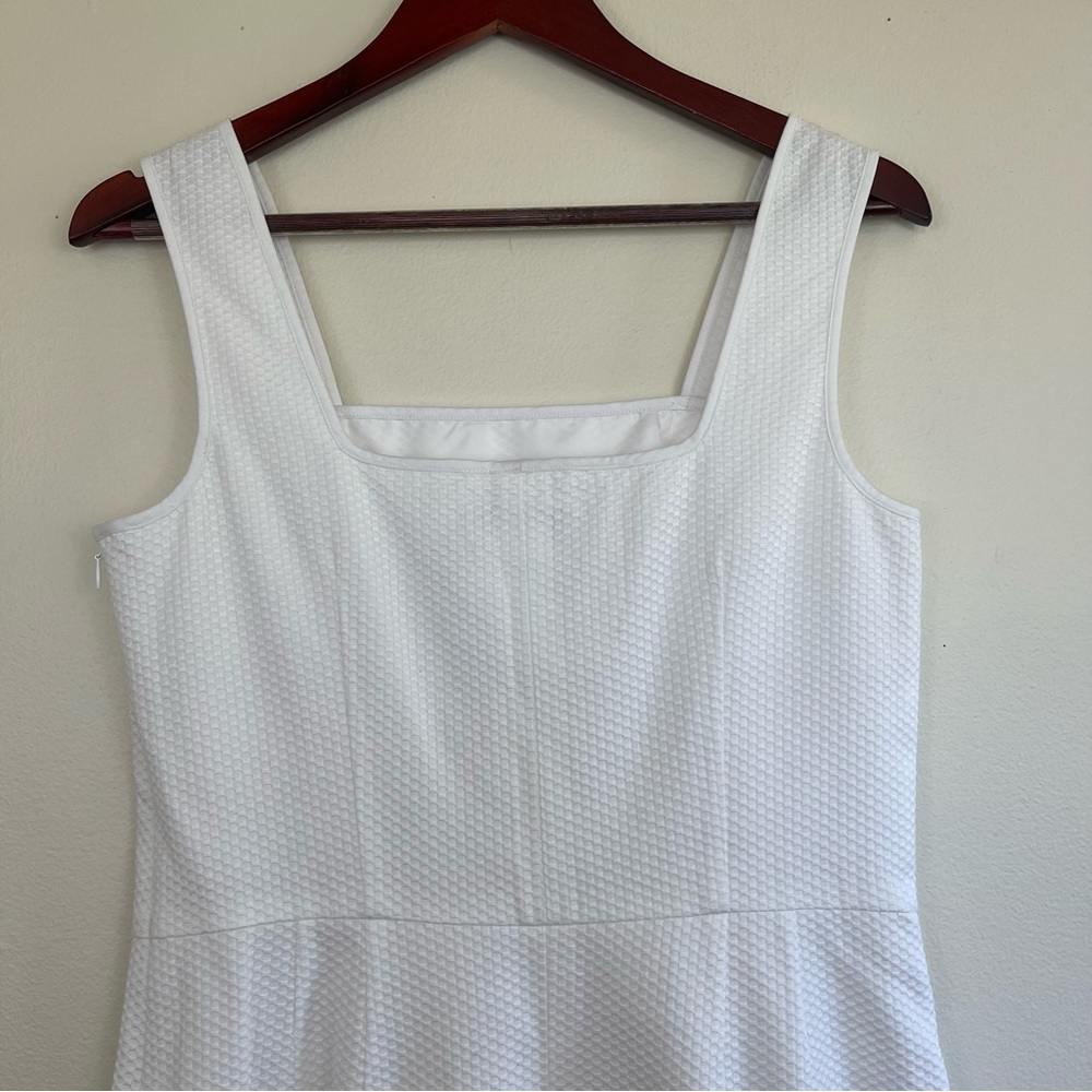 Pendleton White 100% Cotton Square Neck Sheath Sl… - image 5